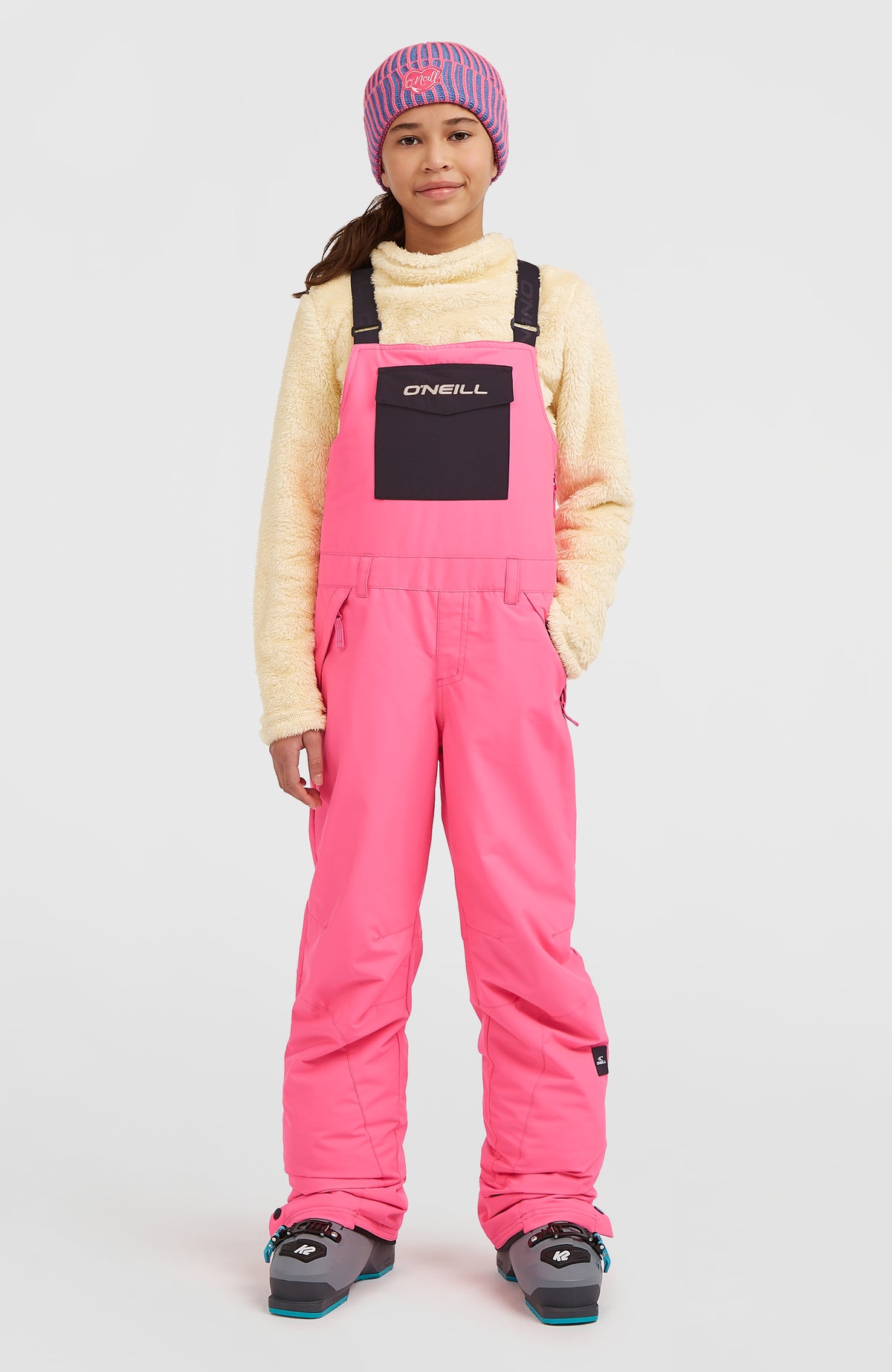 Salopette de ski FWC'Cruz | Skater Pink Colour Block