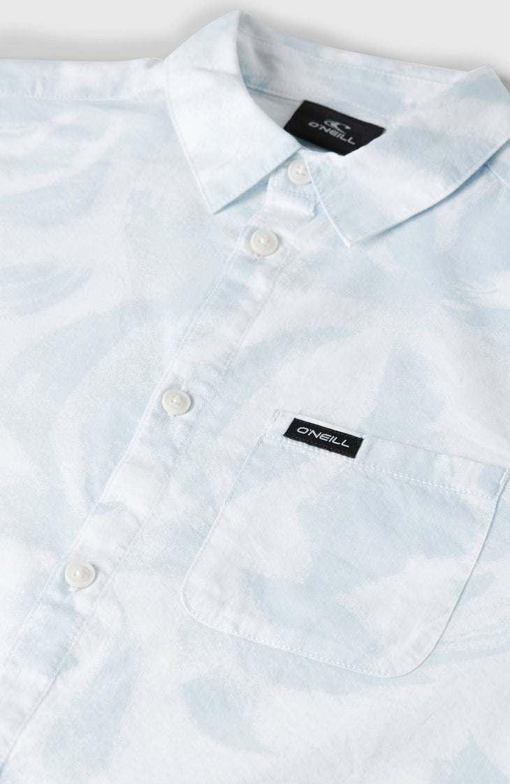 Chemise Print | White Spray Flower