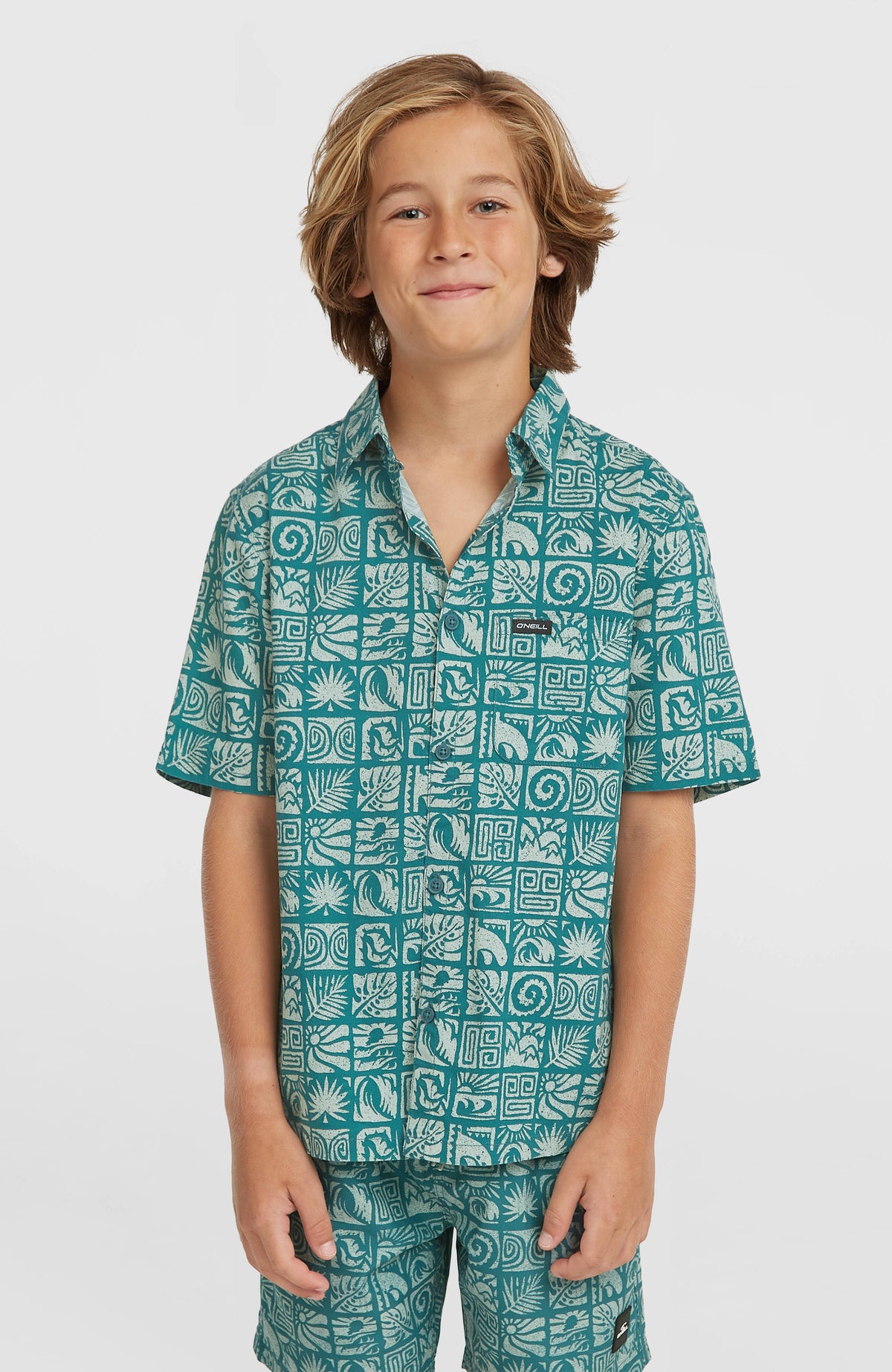 Chemise Print | Blue Bricks