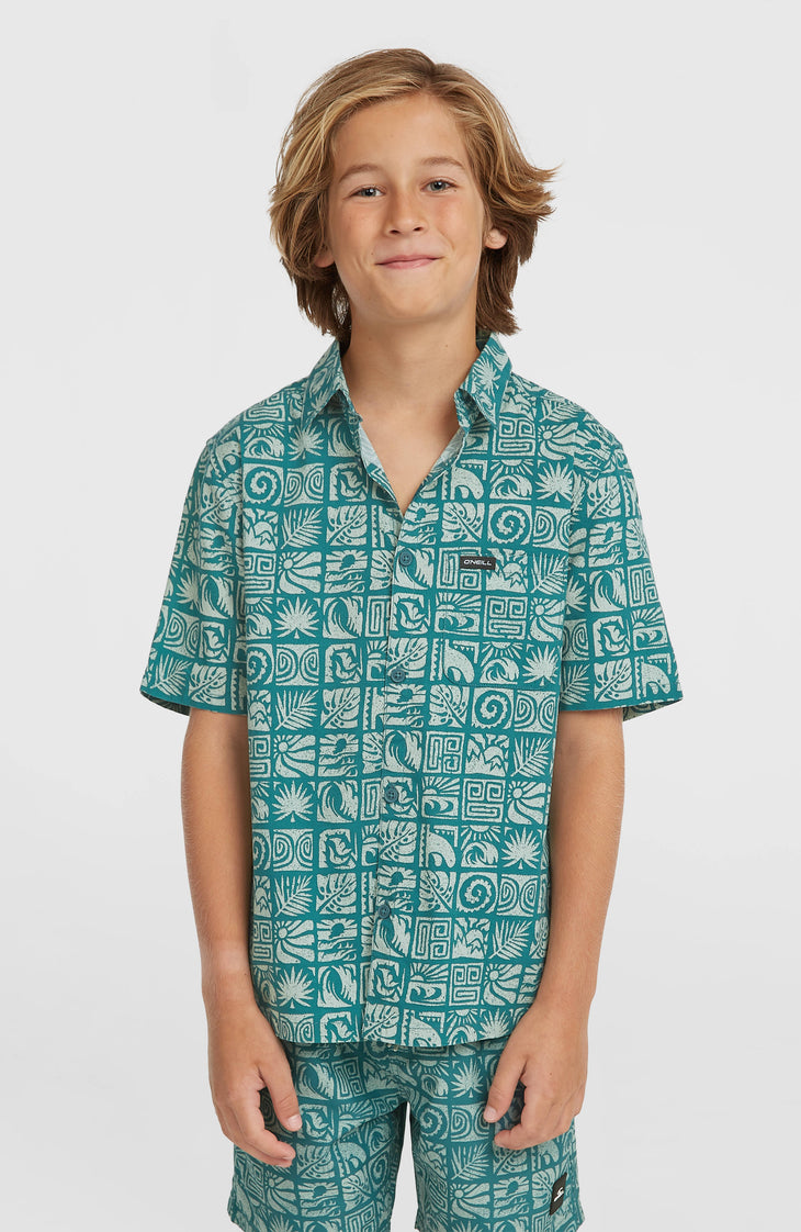 Chemise Print | Blue Bricks