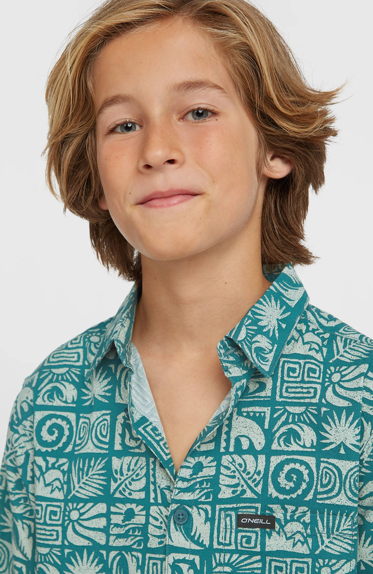 Chemise Print | Blue Bricks