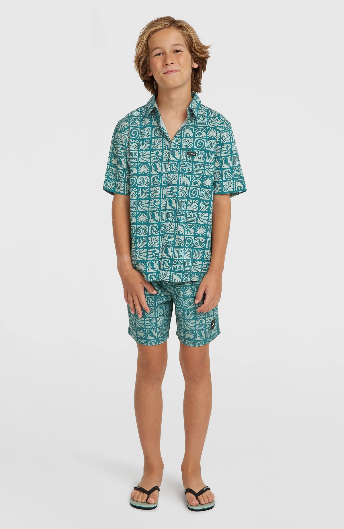 Chemise Print | Blue Bricks