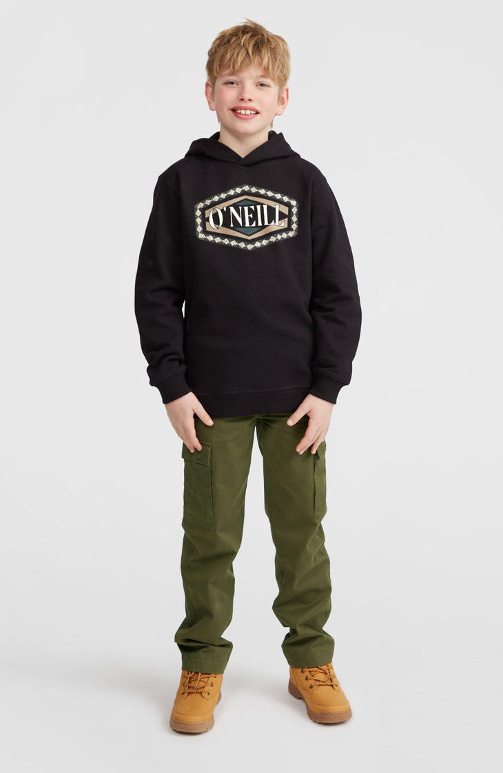 Sweat à capuche Front Print | Black Out