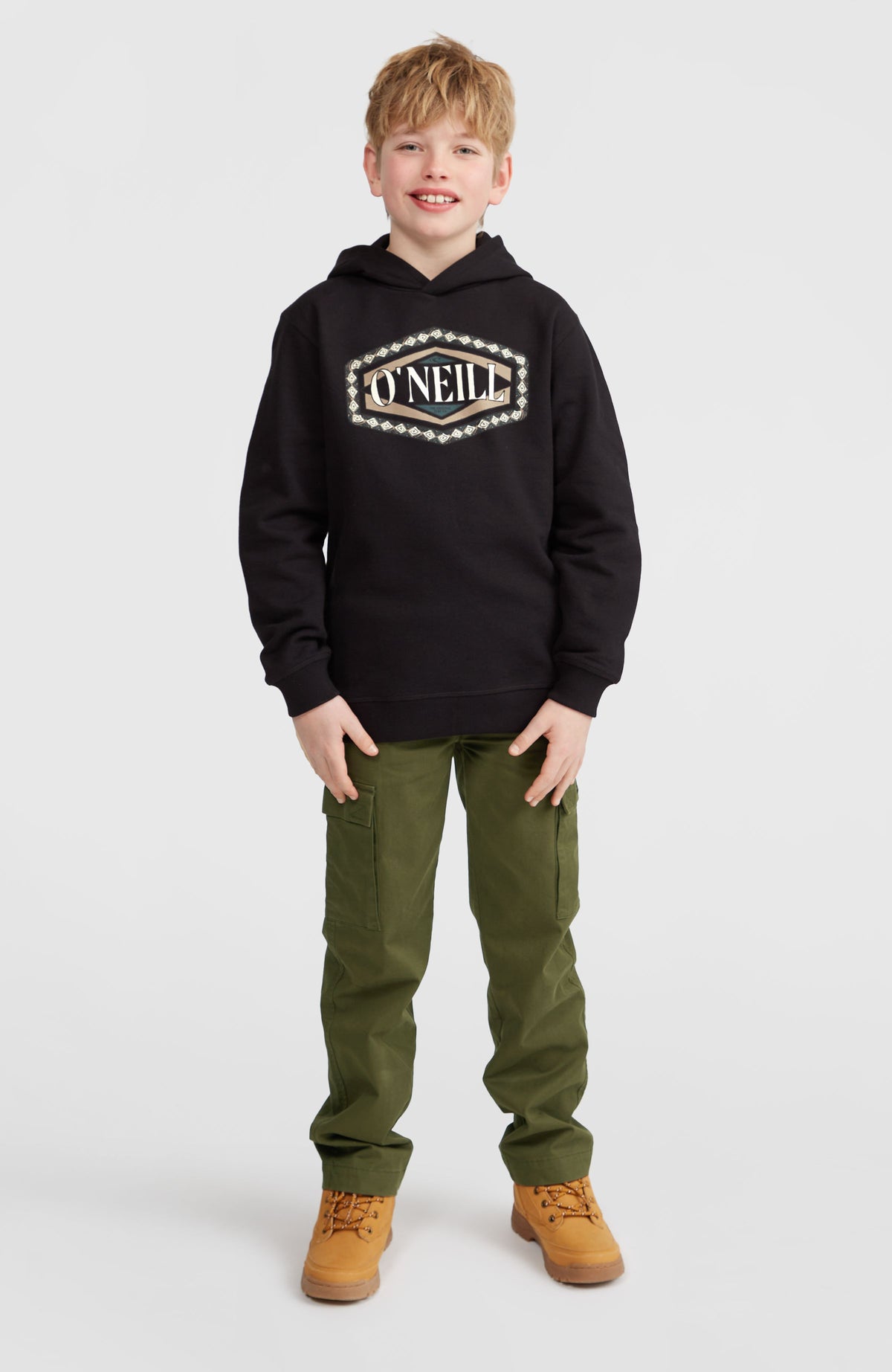 Sweat à capuche Front Print | Black Out