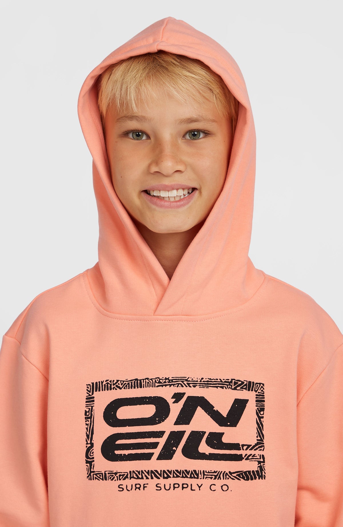 Sweat à capuche Logo | Coral Pop