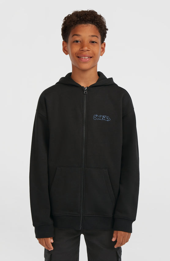 Sweat à capuche Must-Have à zip intégral | Black Out