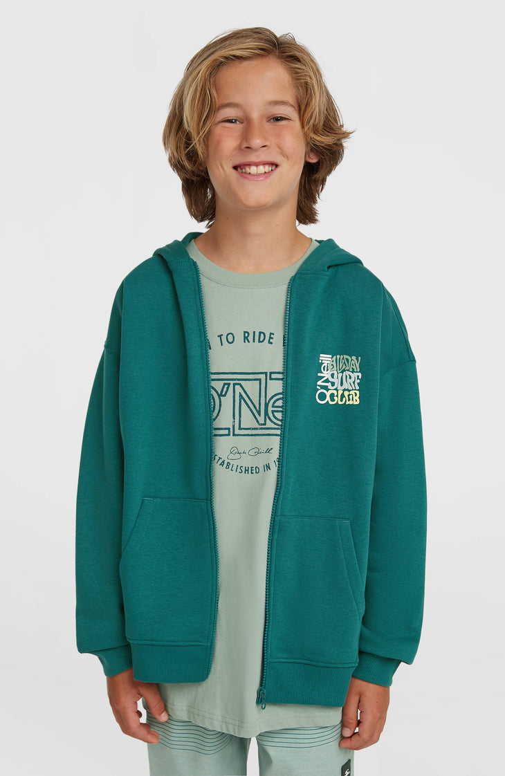 Sweat à capuche et zip intégral Graphic | Botanical Heat