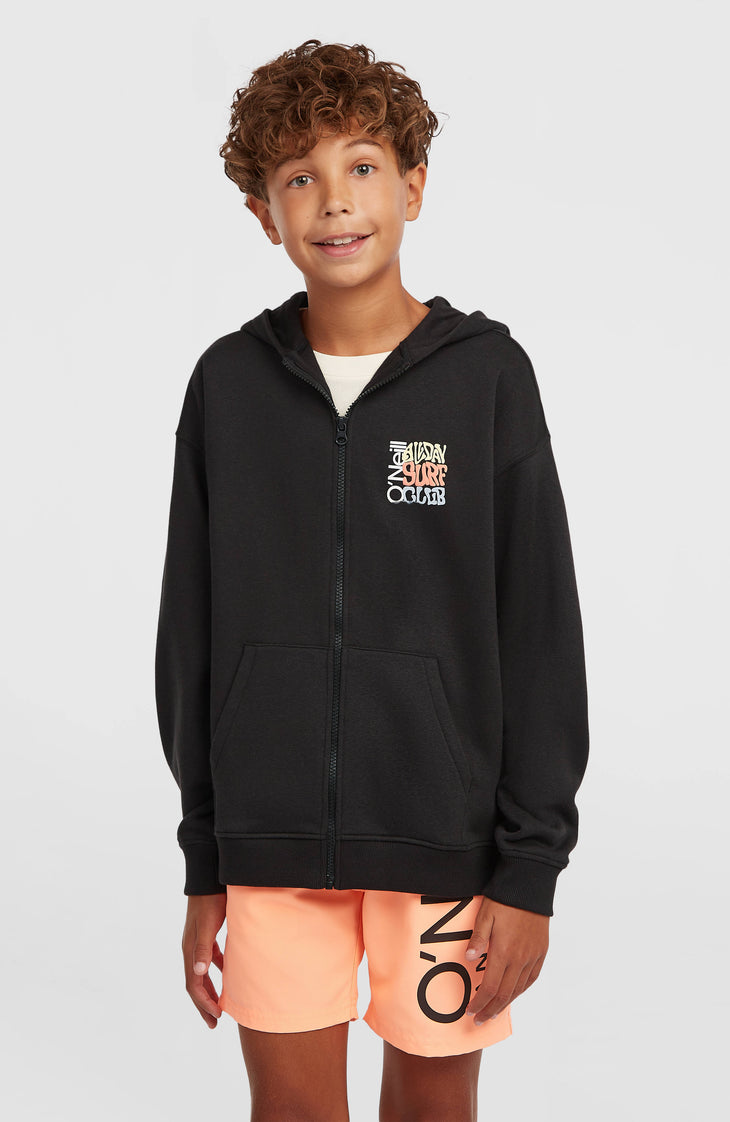 Sweat à capuche et zip intégral Graphic | Black Out