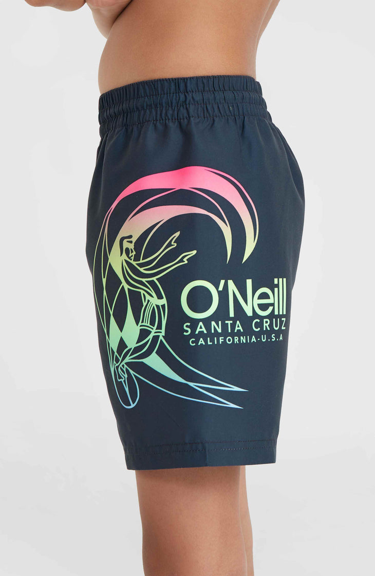 Short de bain Circle Surfer 14\ | Outer Space Circle Surfer Grandient Panel