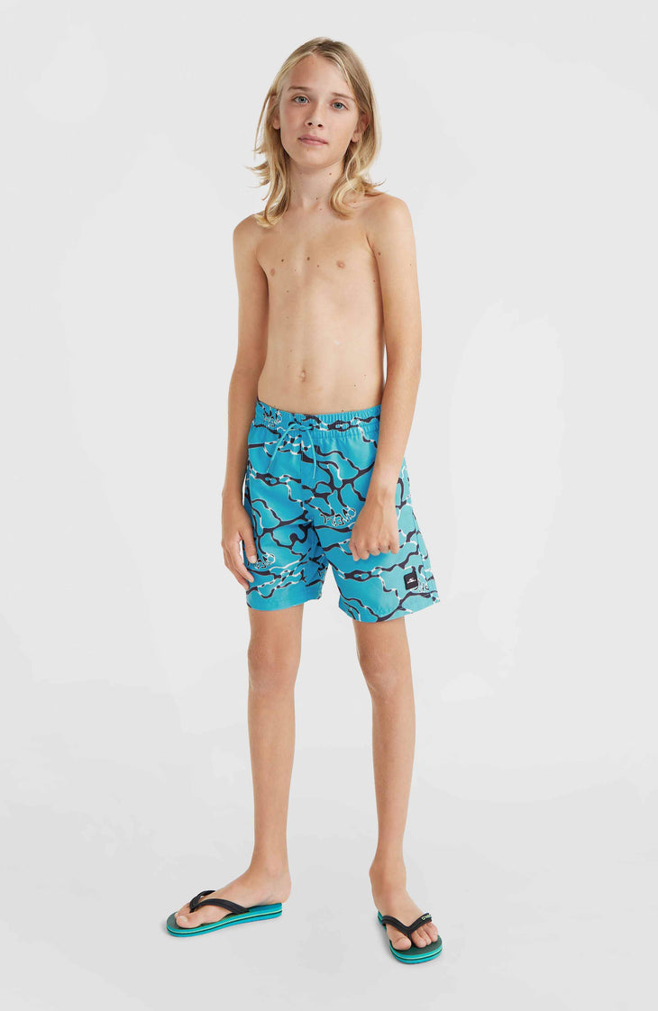 Short de bain Jack O'Neill Cali Crazy 14 | Light Blue Ocean View