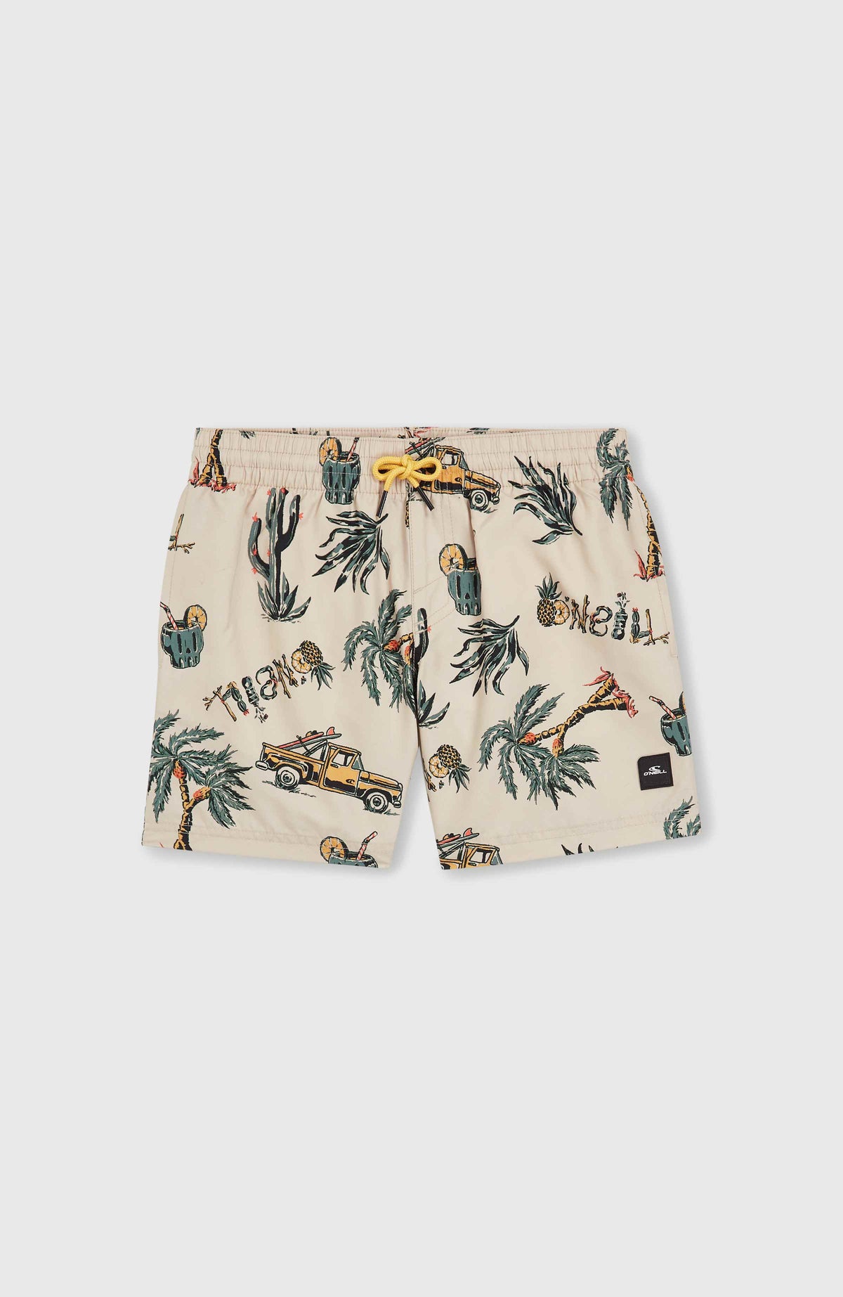 Short de bain Mix and Match Cali Print 13'' | Beige Venice Beach