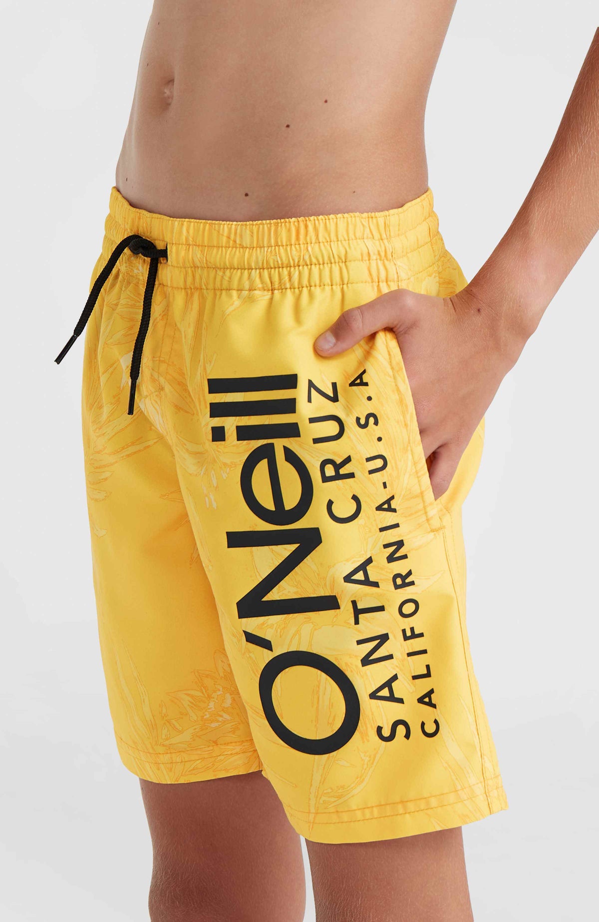 Short de bain Mix and Match Cali Floral 14'' | Yellow Tonal Tropicana