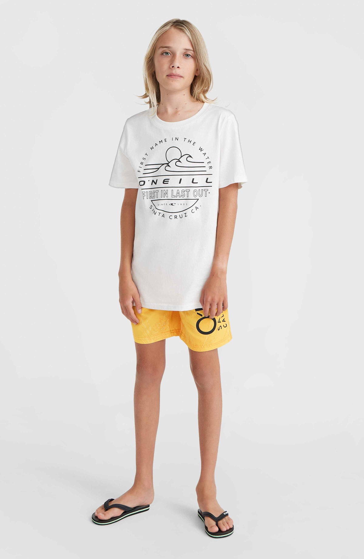 Short de bain Mix and Match Cali Floral 14'' | Yellow Tonal Tropicana