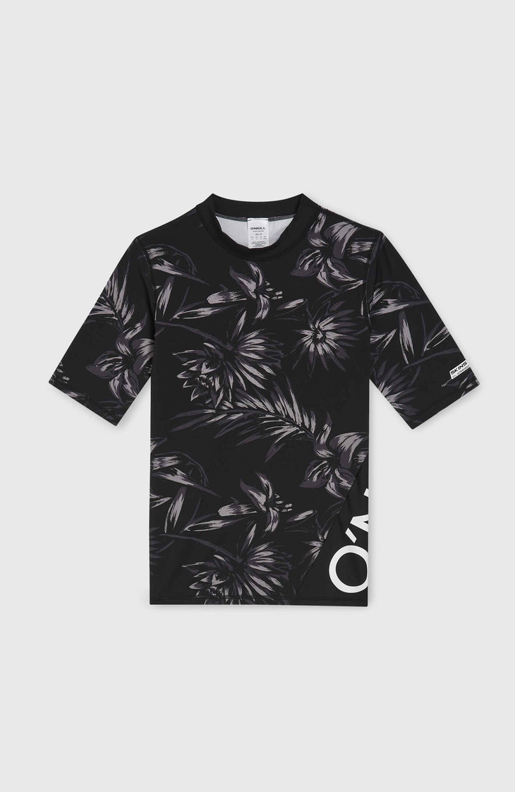 Lycra à manches courtes Mix and Match Crazy | Black Tonal Tropican