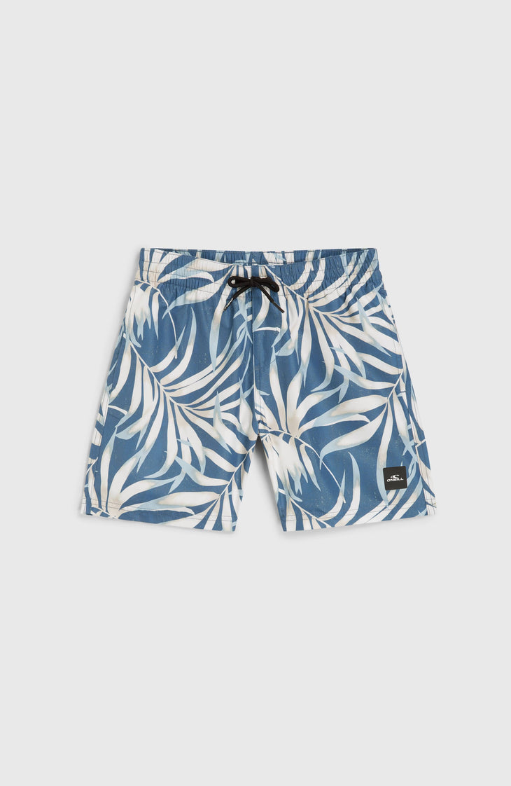 Short de bain Cali 14'' | Blue Dipped Leaves
