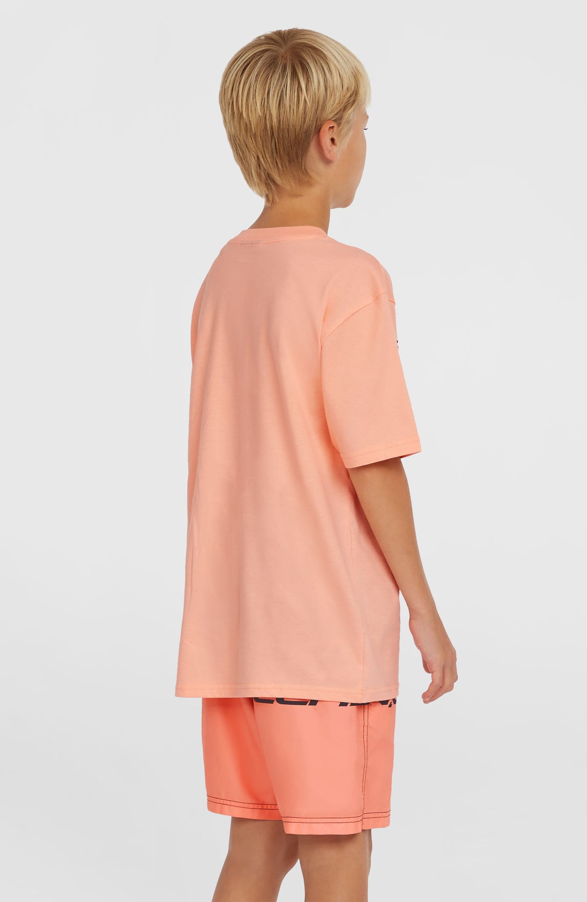 Short de bain Cali Stripe 14 | Coral Upside Down