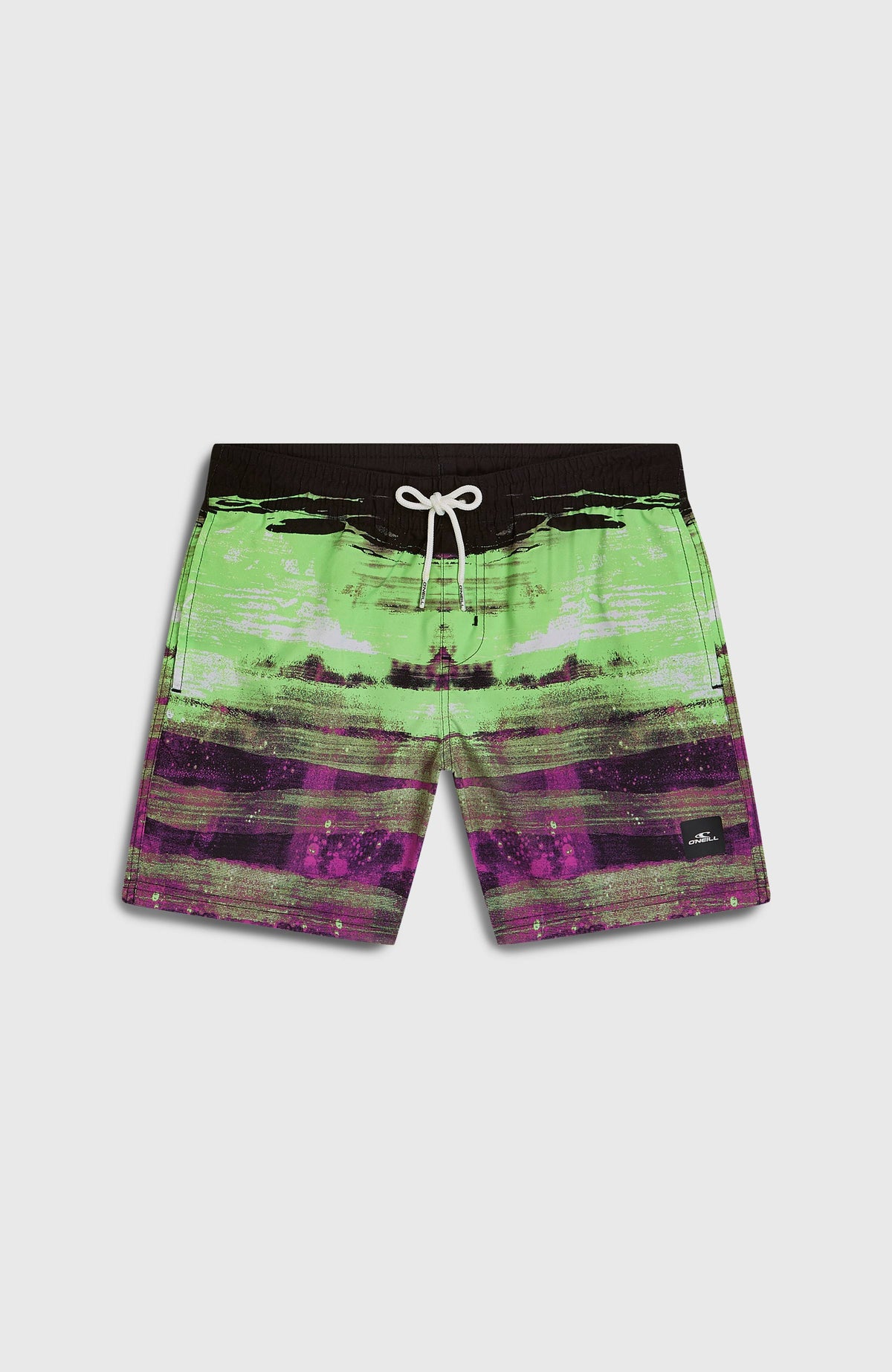 Short de bain Cali Gradient 14'' | Black Melted Stripe Boys