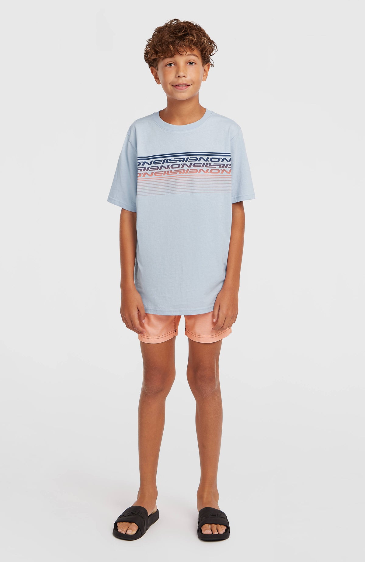 Short de bain O'Neill Logo Stripe | Boys Purple Heritage O'Neill