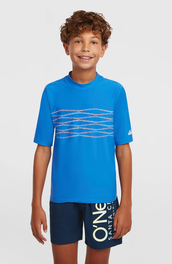 O'Neill Graphic Lycra à manches courtes | Mediterranean Blue