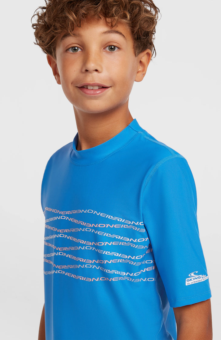 O'Neill Graphic Lycra à manches courtes | Mediterranean Blue