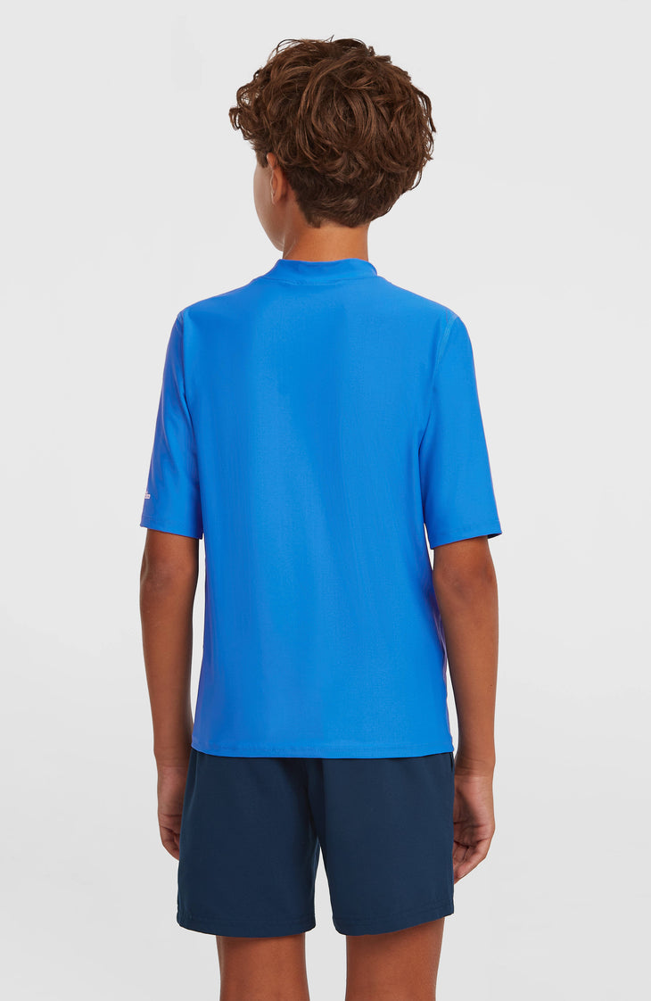 O'Neill Graphic Lycra à manches courtes | Mediterranean Blue