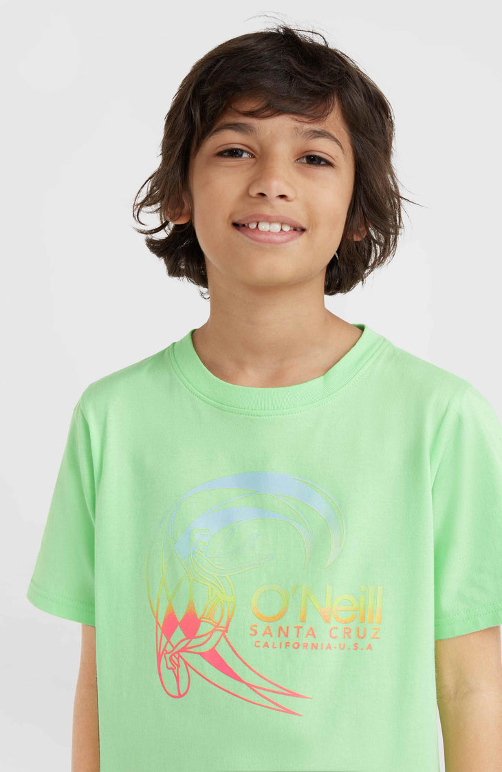 T-shirt Circle Surfer | Neon Green