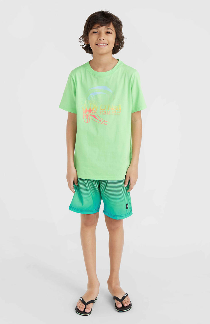 T-shirt Circle Surfer | Neon Green