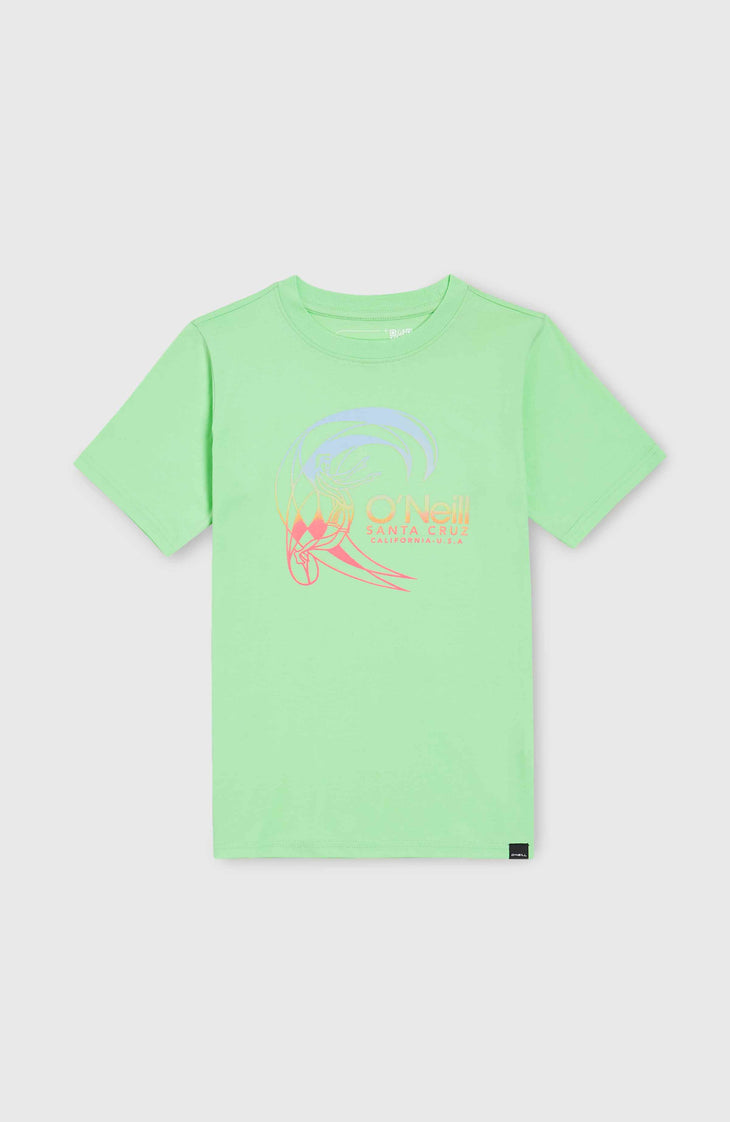 T-shirt Circle Surfer | Neon Green
