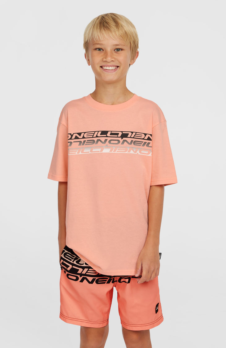 T-shirt Stripe | Coral Pop