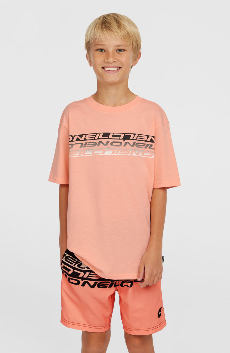 T-shirt Stripe | Coral Pop T-shirt Stripe | Coral Pop