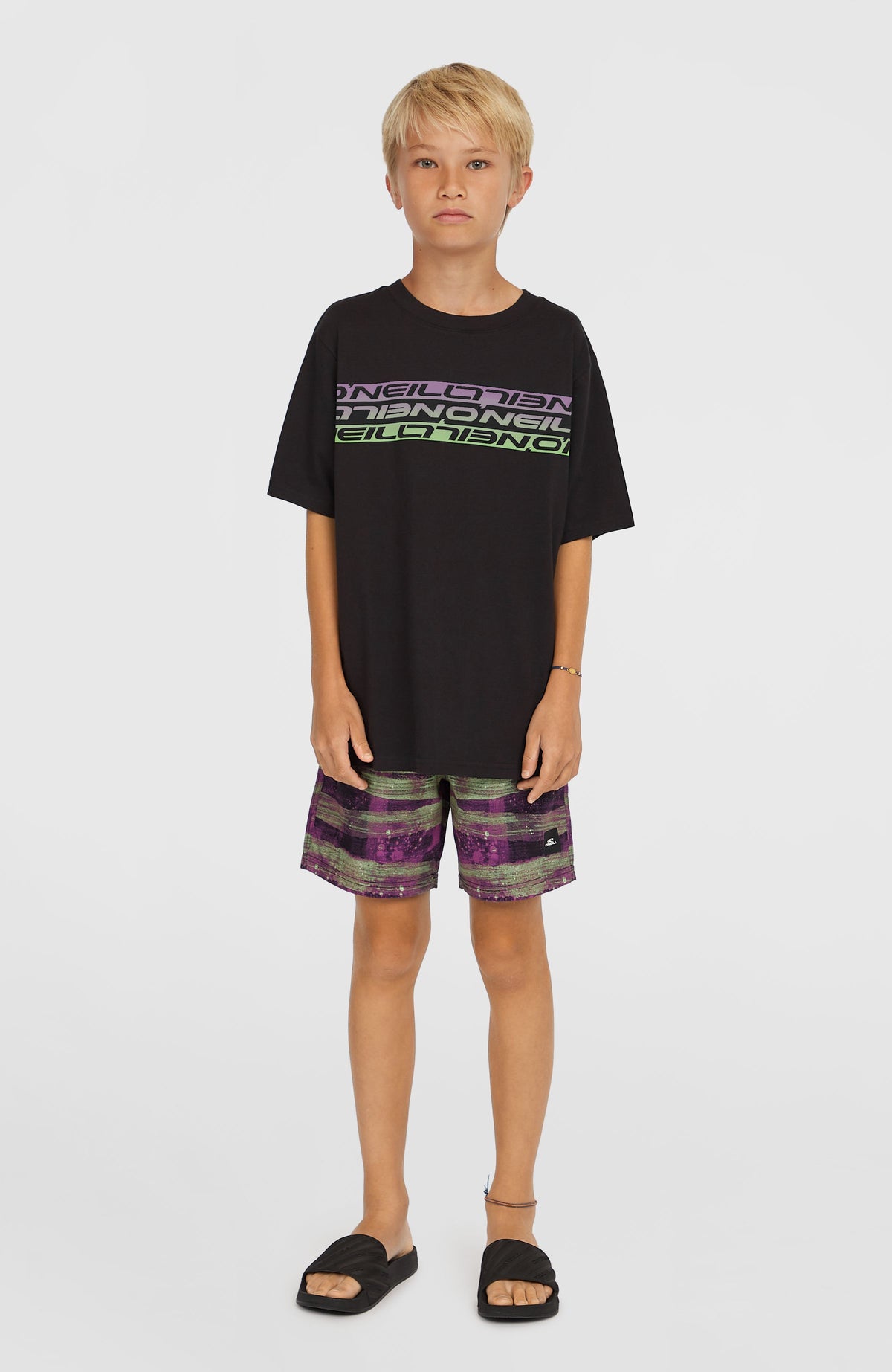T-shirt Stripe | Black Out