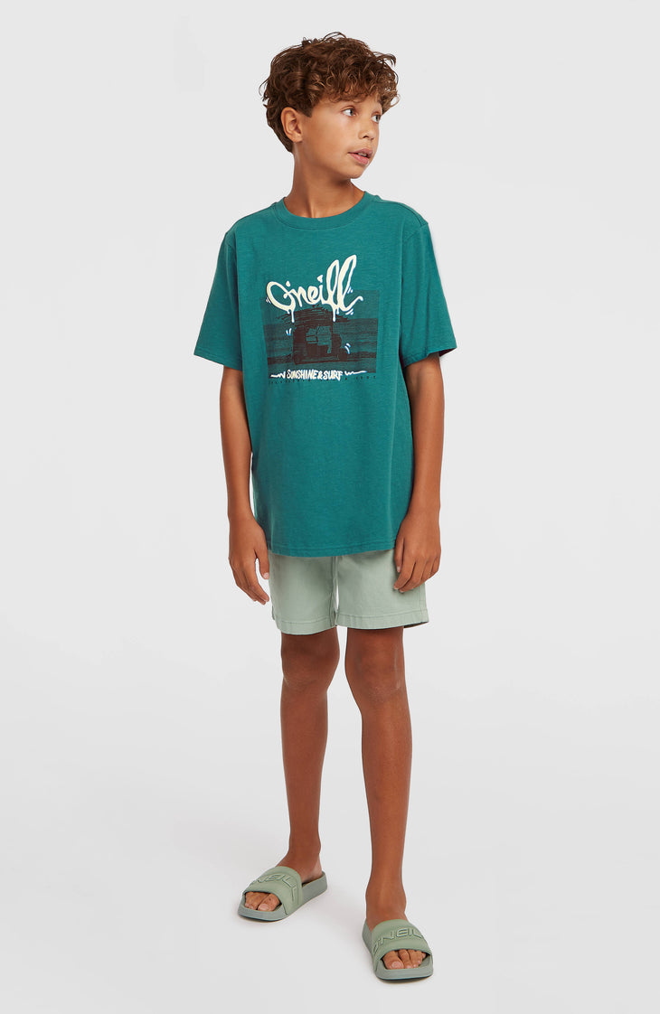 T-shirt Slub Graphic | Botanical Heat