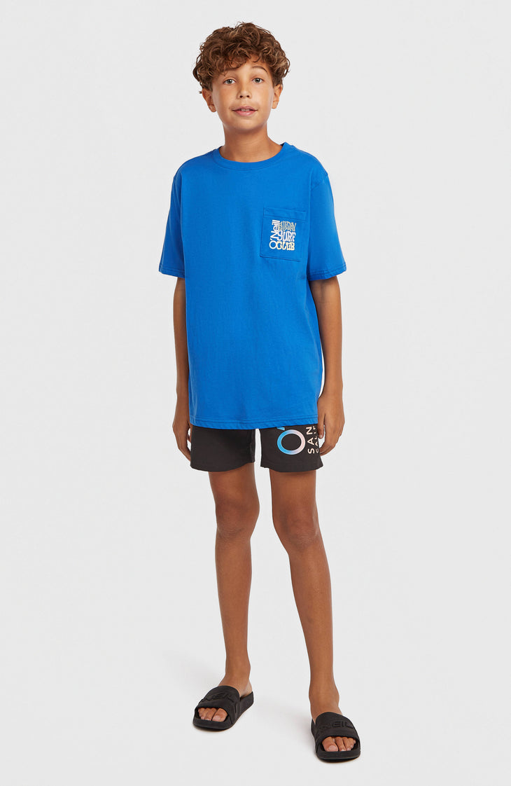 T-shirt Chest Pocket | Mediterranean Blue