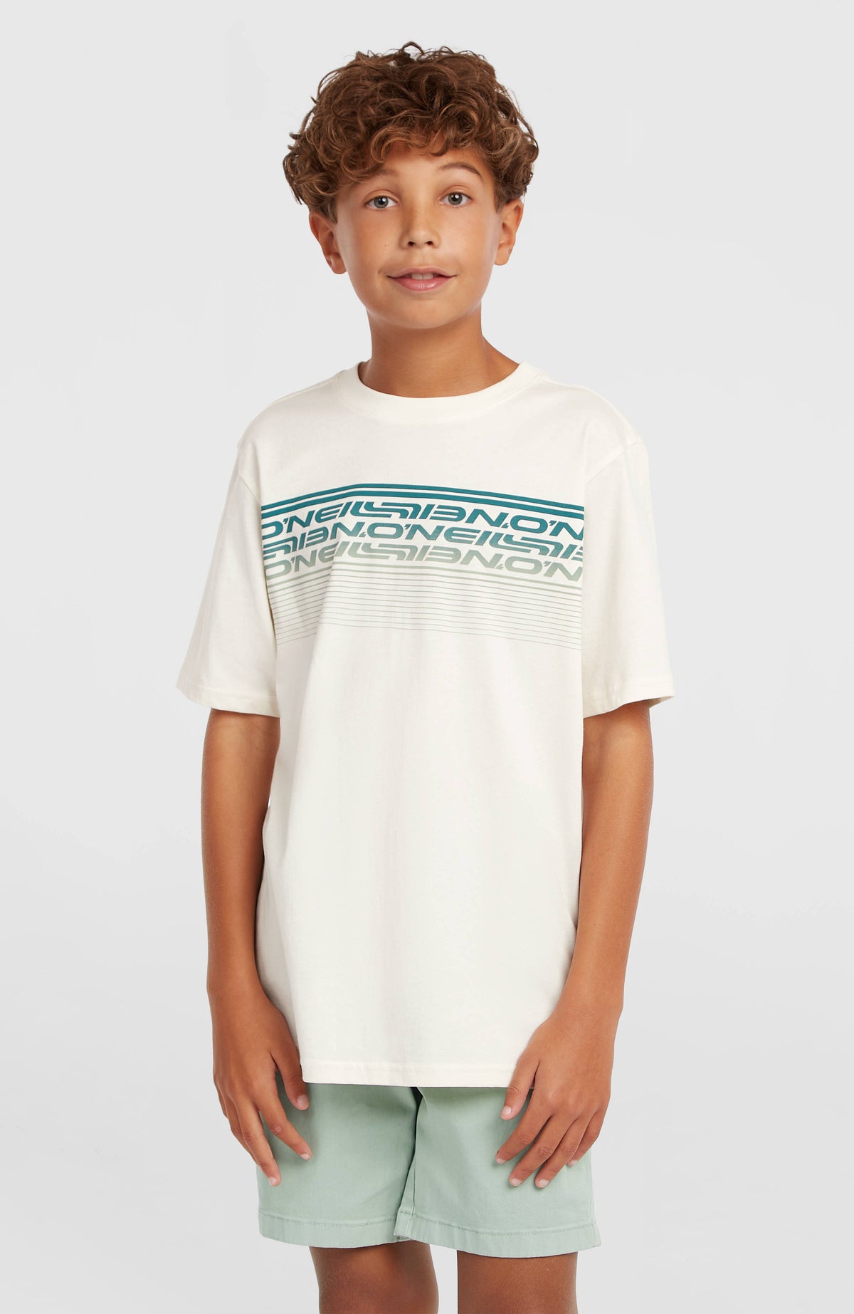 T-shirt O'Neill Logo Stripe | Snow White