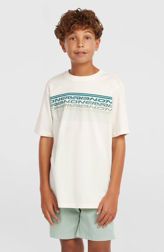 T-shirt O'Neill Logo Stripe | Snow White