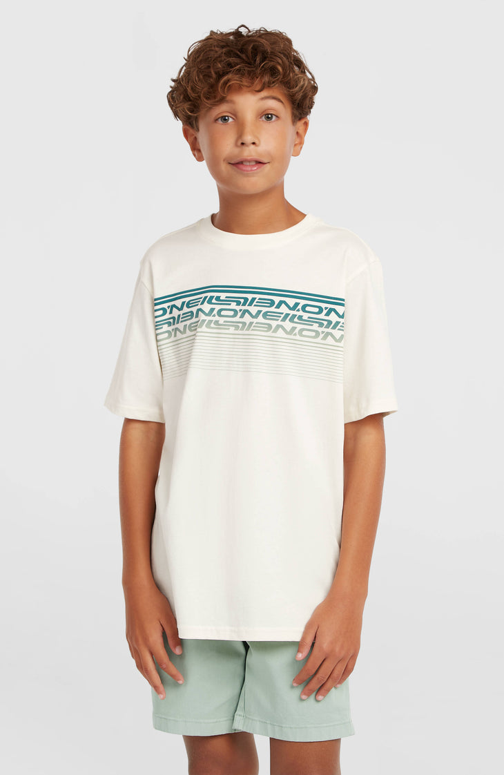 T-shirt O'Neill Logo Stripe | Snow White