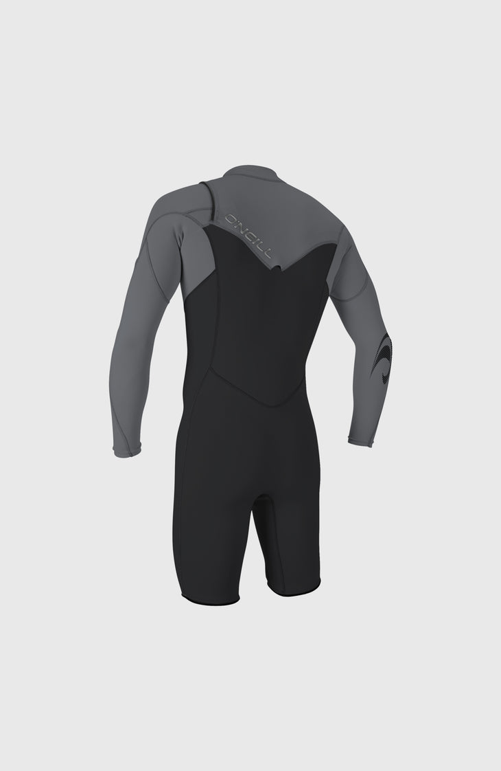 Hammer 2mm Chest Zip Long Sleeve Spring Wetsuit | TEMPEREDSTEEL/SMOKE/SMOKE