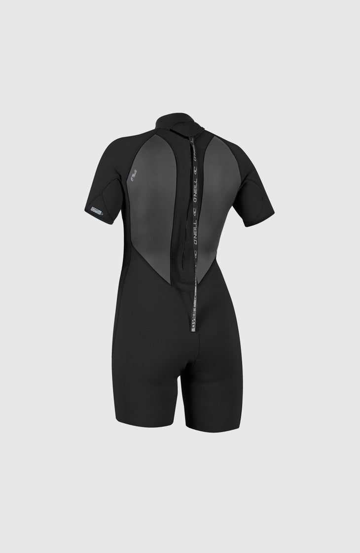 Reactor-2 2mm Back Zip Short Sleeve Spring Wetsuit | BLACK/BLACK