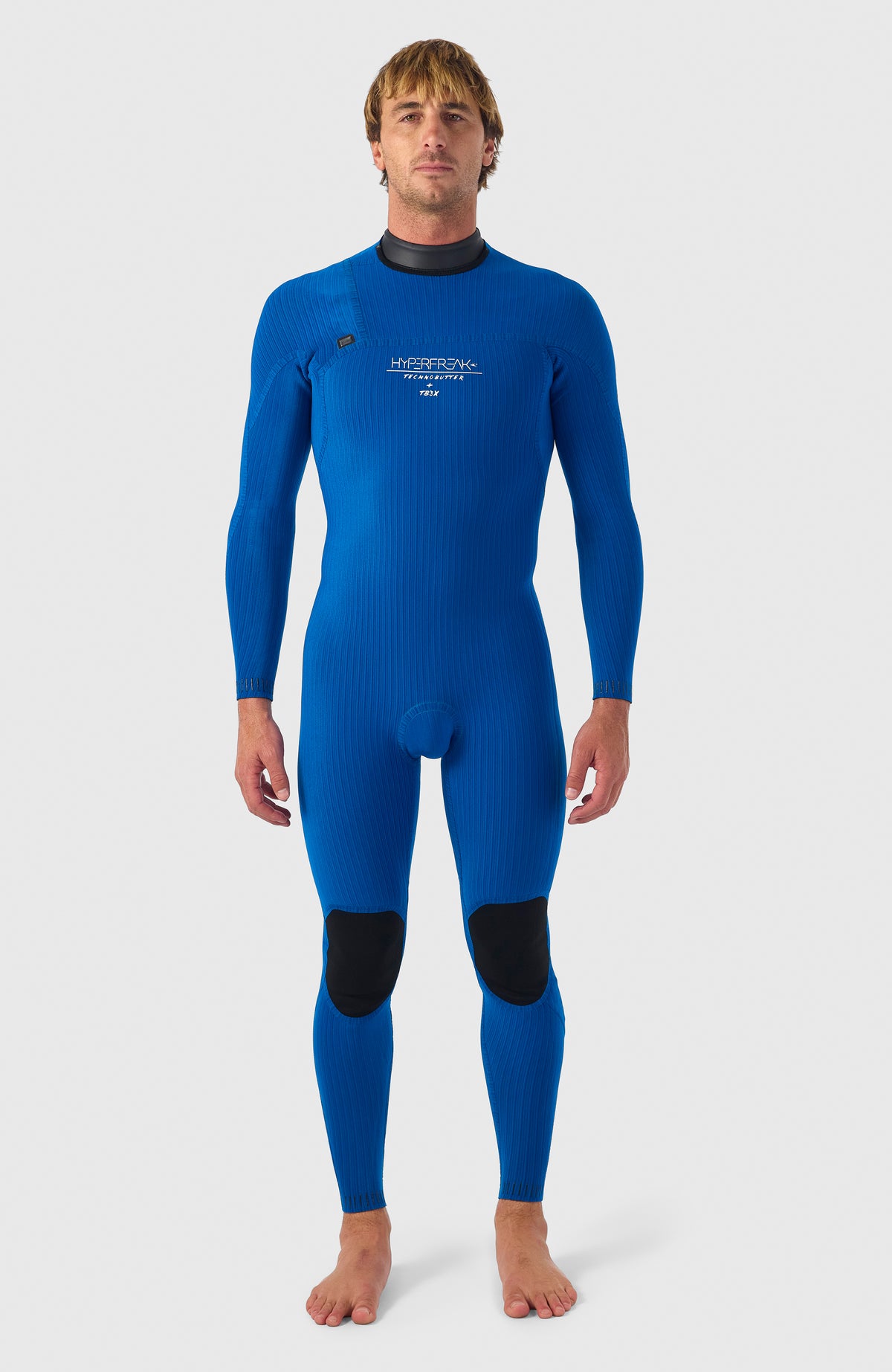 Hyperfreak Plus 4/3mm Chest Zip Full Wetsuit | BLACK/BLACK