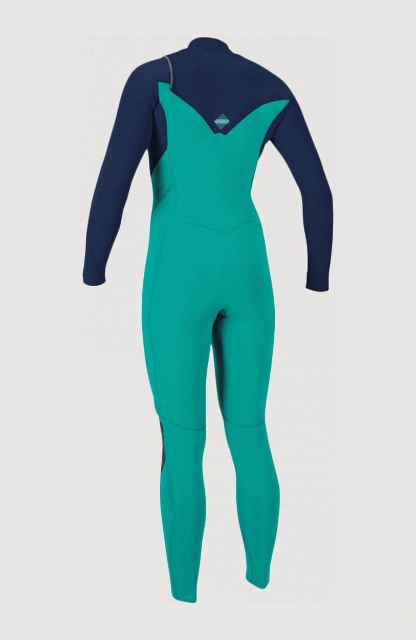 Hyperfreak Plus 3/2mm Chest Zip Full Wetsuit | Light Green