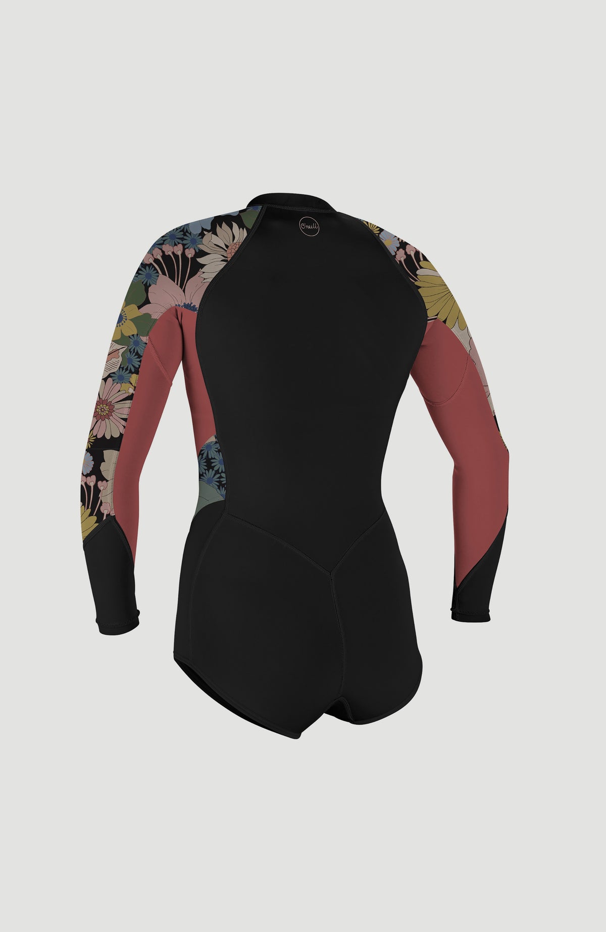 Bahia 2/1mm Front Zip Long Sleeve Spring Wetsuit | BLACK/TEAROSE/TWIGGY