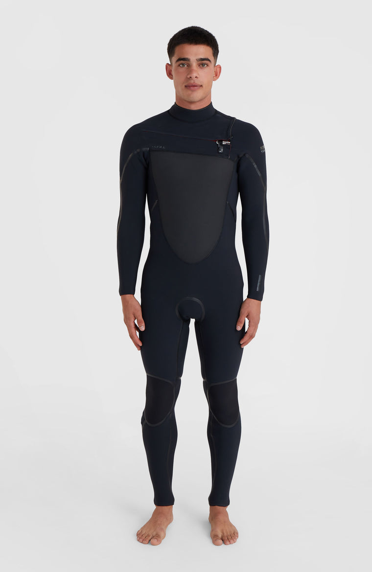 Psycho Tech 4/3mm Chest Zip Full Wetsuit | BLACK/BLACK Psycho Tech 4/3mm Chest Zip Full Wetsuit | BLACK/BLACK