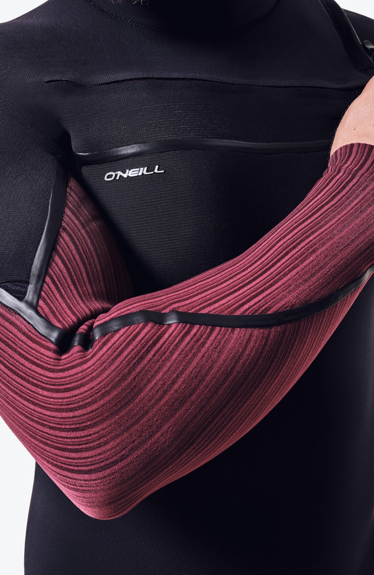 Hyperfreak Fire 4/3mm Chest Zip Full Wetsuit | BLACK/DARK RED