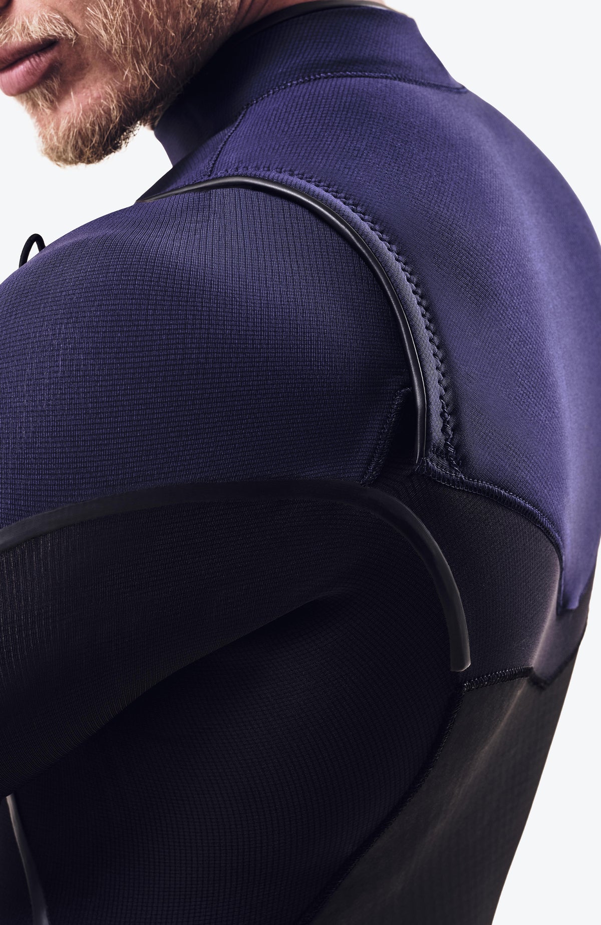 Psycho Tech 5/4mm Chest Zip Full Wetsuit | BLACK/NAVY