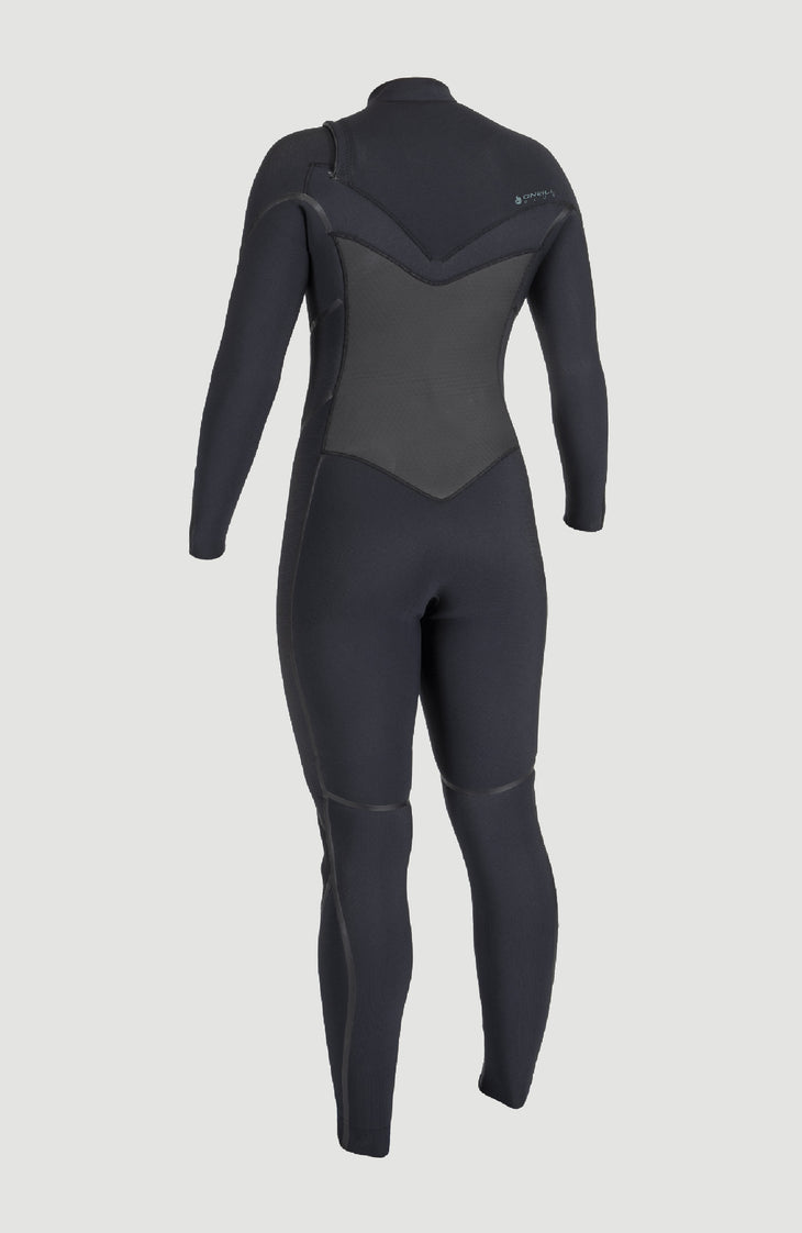 Psycho Tech 5/4mm Chest Zip Full Wetsuit | BLACK/BLACK