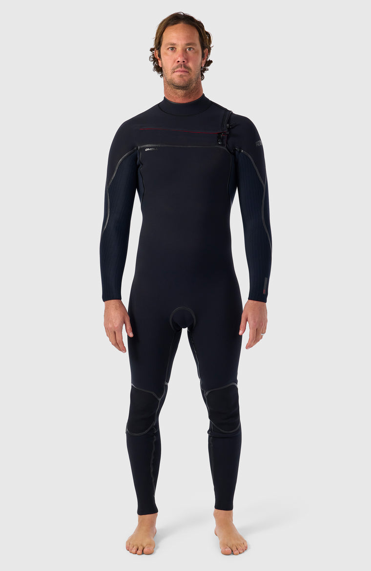 Hyperfreak Fire 3/2+mm Chest Zip Full Wetsuit | BLACK/BLACK Hyperfreak Fire 3/2+mm Chest Zip Full Wetsuit | BLACK/BLACK