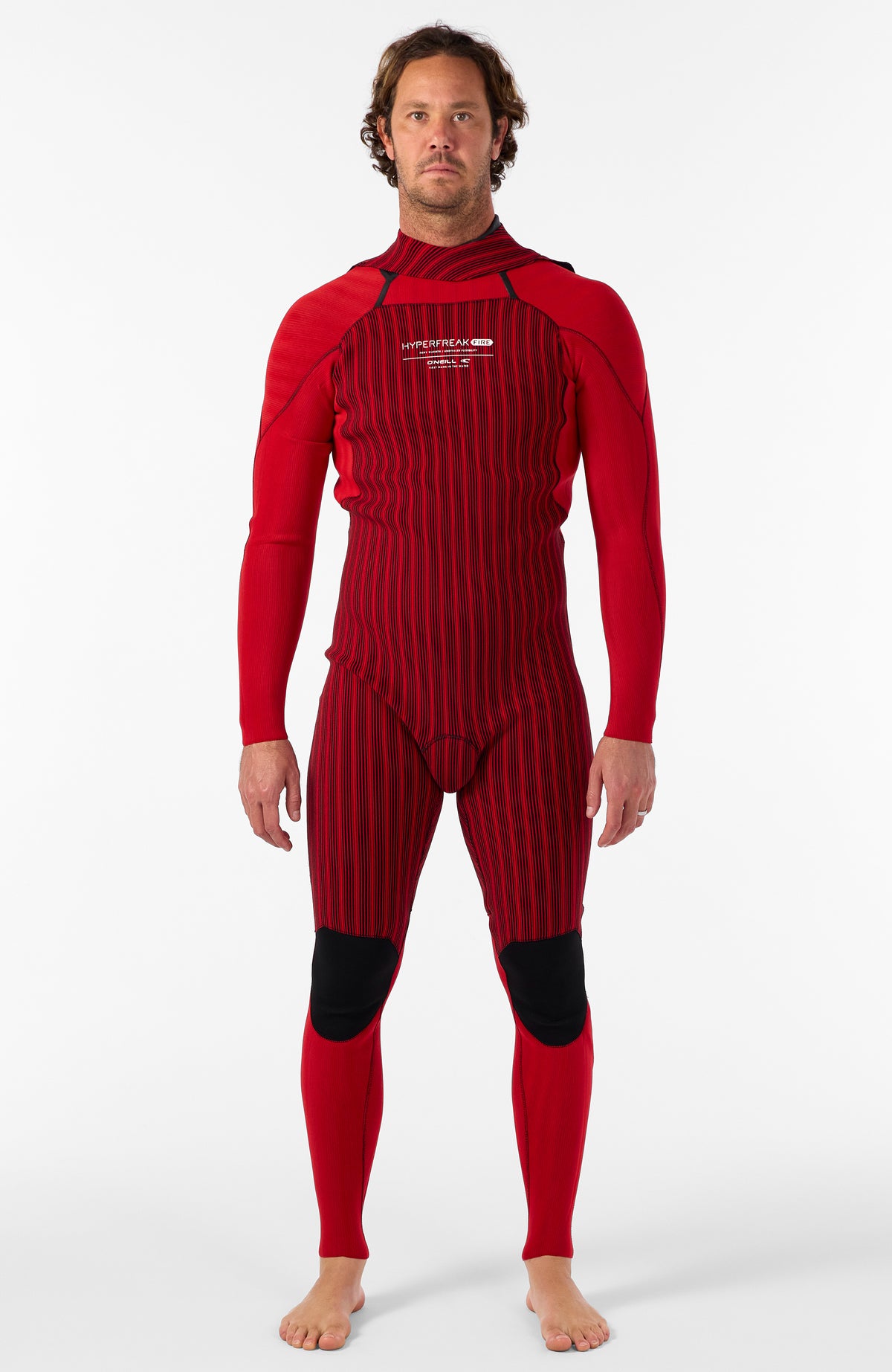 Hyperfreak Fire 4/3mm+ Back Zip Full Wetsuit | BLACK/BLACK