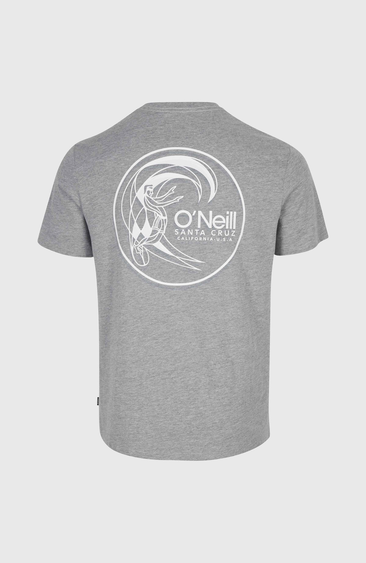 Tee-Shirt Circle Surfer | Silver Melee -A
