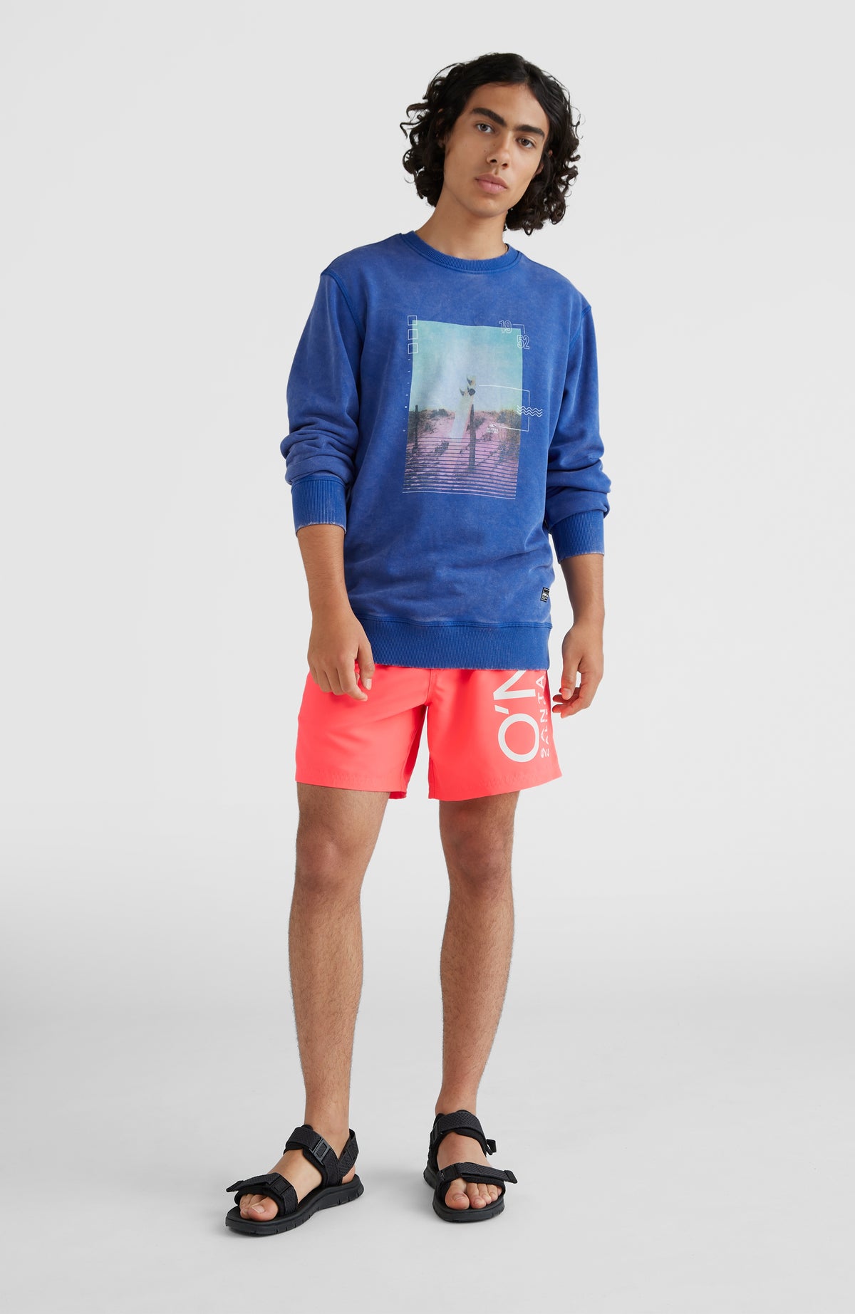 Short de bain Original Cali 16'' | Diva Pink