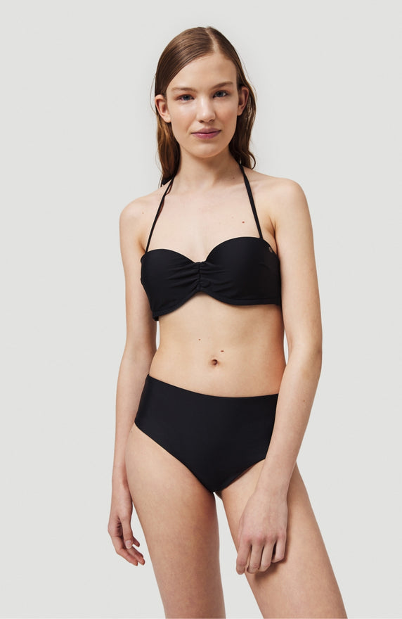 Ensemble de bikinis Knot Bandeau Matira | Yellow Animal Blur Ensemble de bikinis Knot Bandeau Matira | Yellow Animal Blur